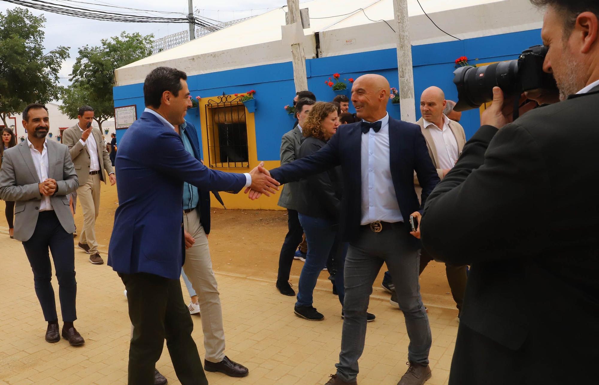 Visita de Juanma Moreno a la Feria de Córdoba