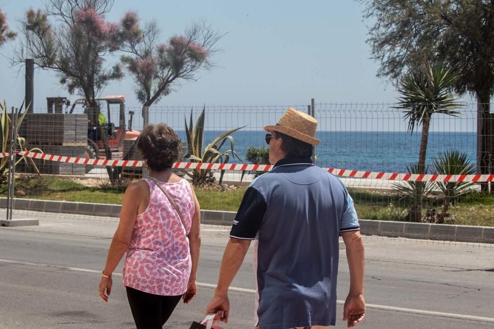 El aspecto de la renovación es similar a los paseos de Juan Aparicio y de la playa del Cura y ha costado un millón de euros