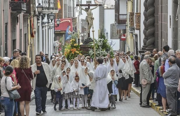 Procesión de Las Mantillas en Las Palmas