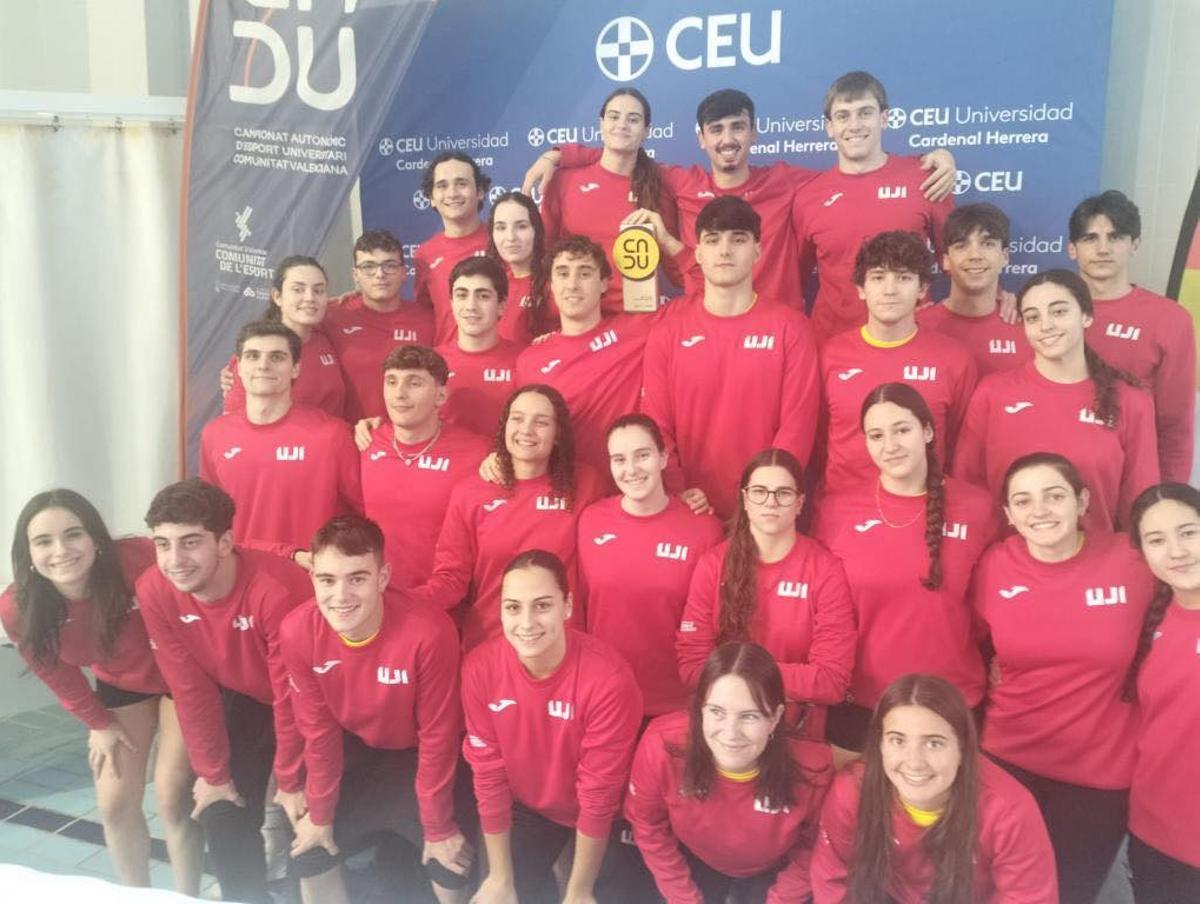 La Universitat Jaume I se proclamó campeona autonómica universitaria por tercer año consecutivo.