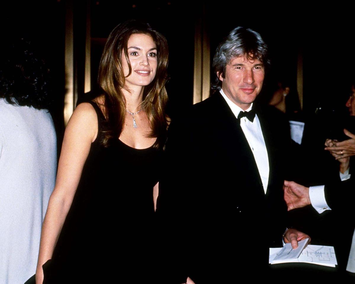 Richard Gere y Cindy Crawford