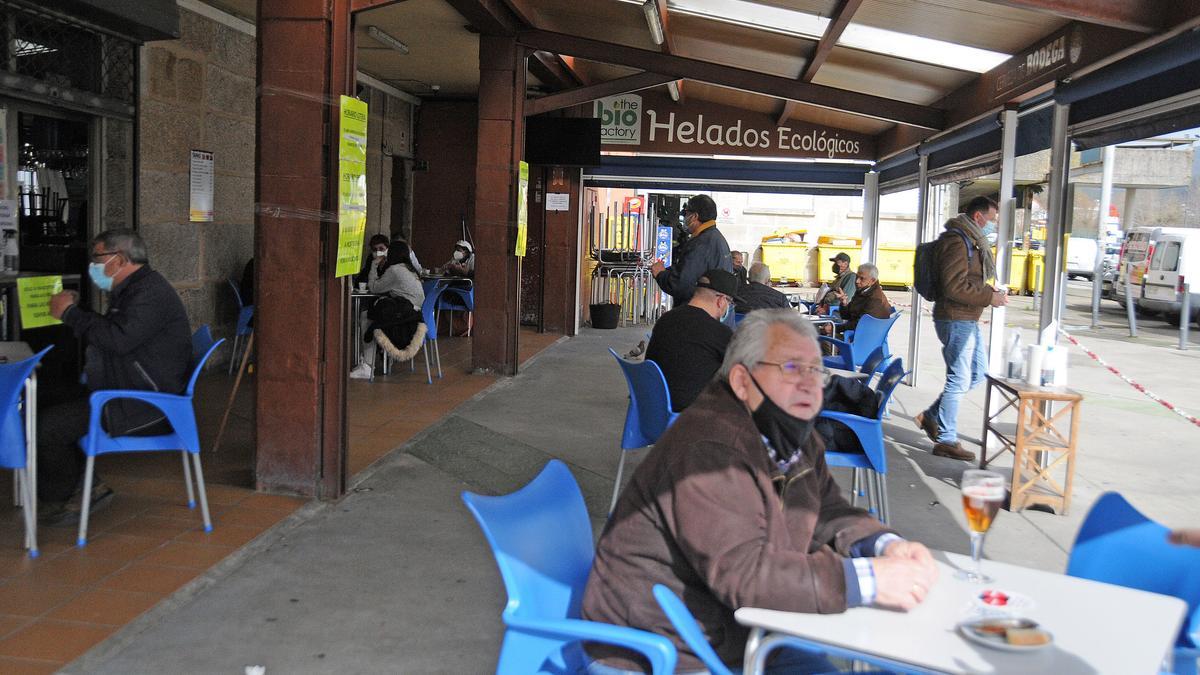 Un local abierto hoy en Moaña