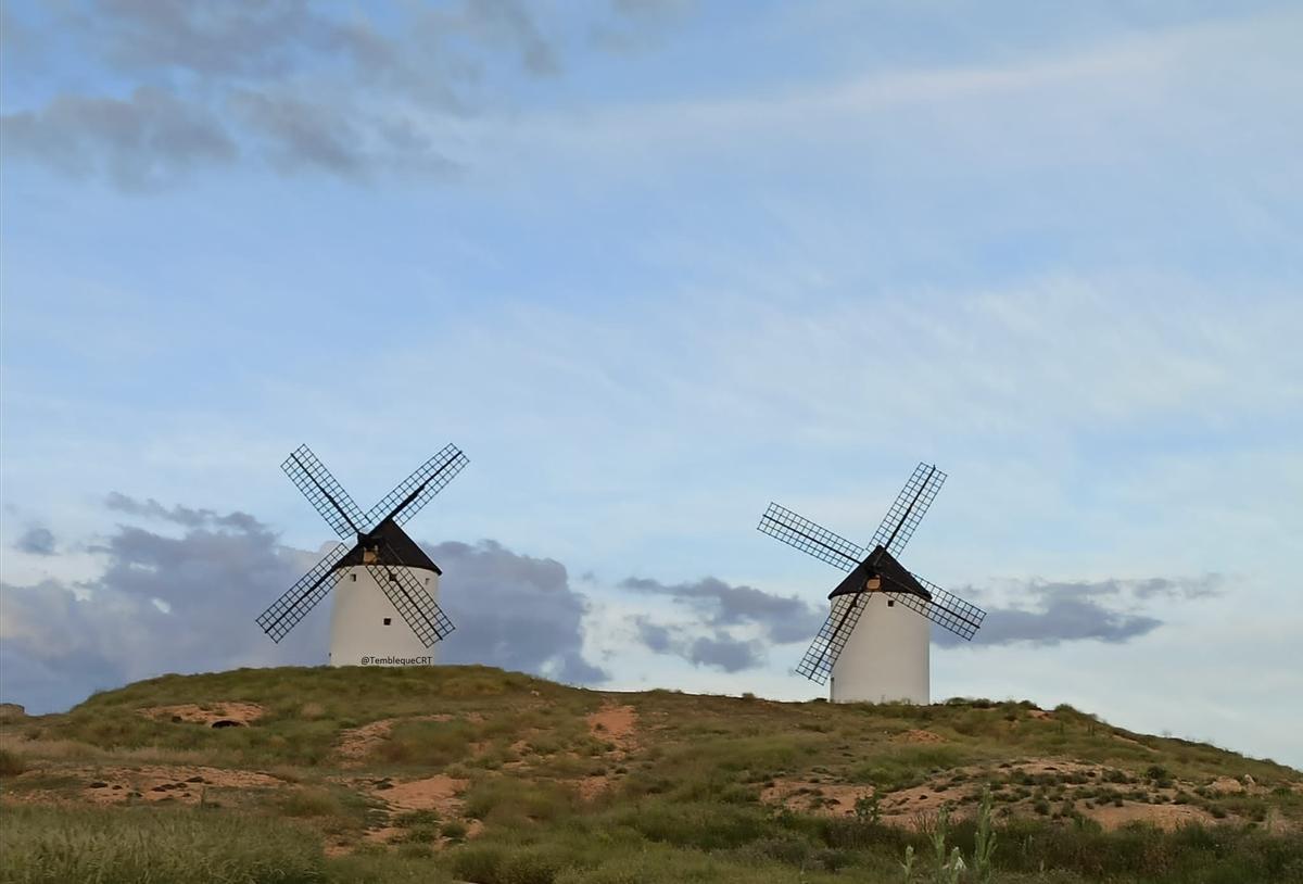 Estos son los molinos de viento de Tembleque, el icono manchego por excelencia.