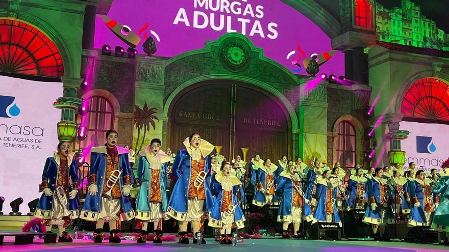 Jocicudas, tercera murga en actuar en la primera fase