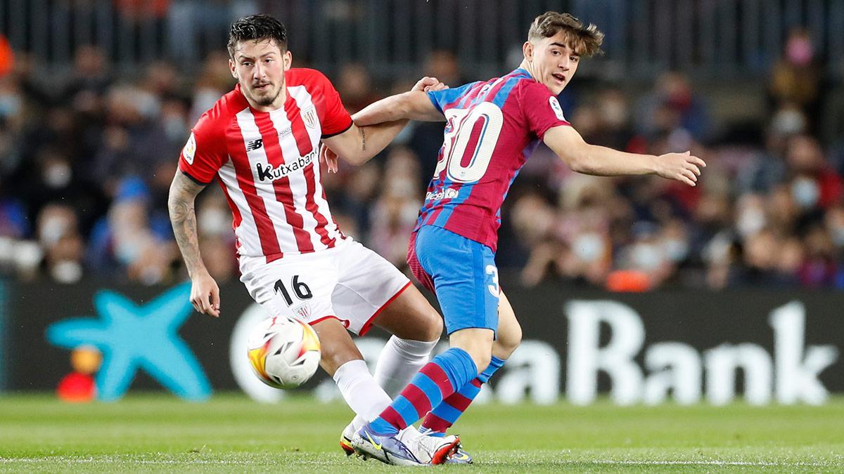Gavi, ante el Athletic
