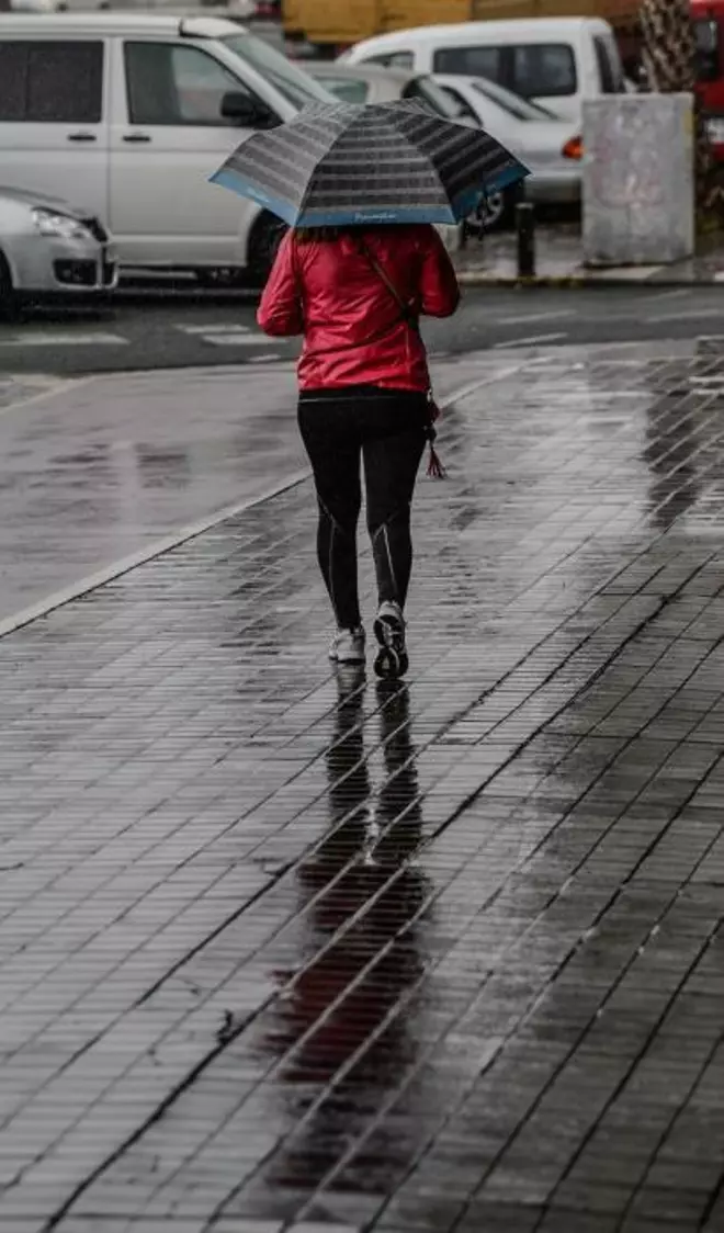 Martes lluvioso en Las Palmas de Gran Canaria