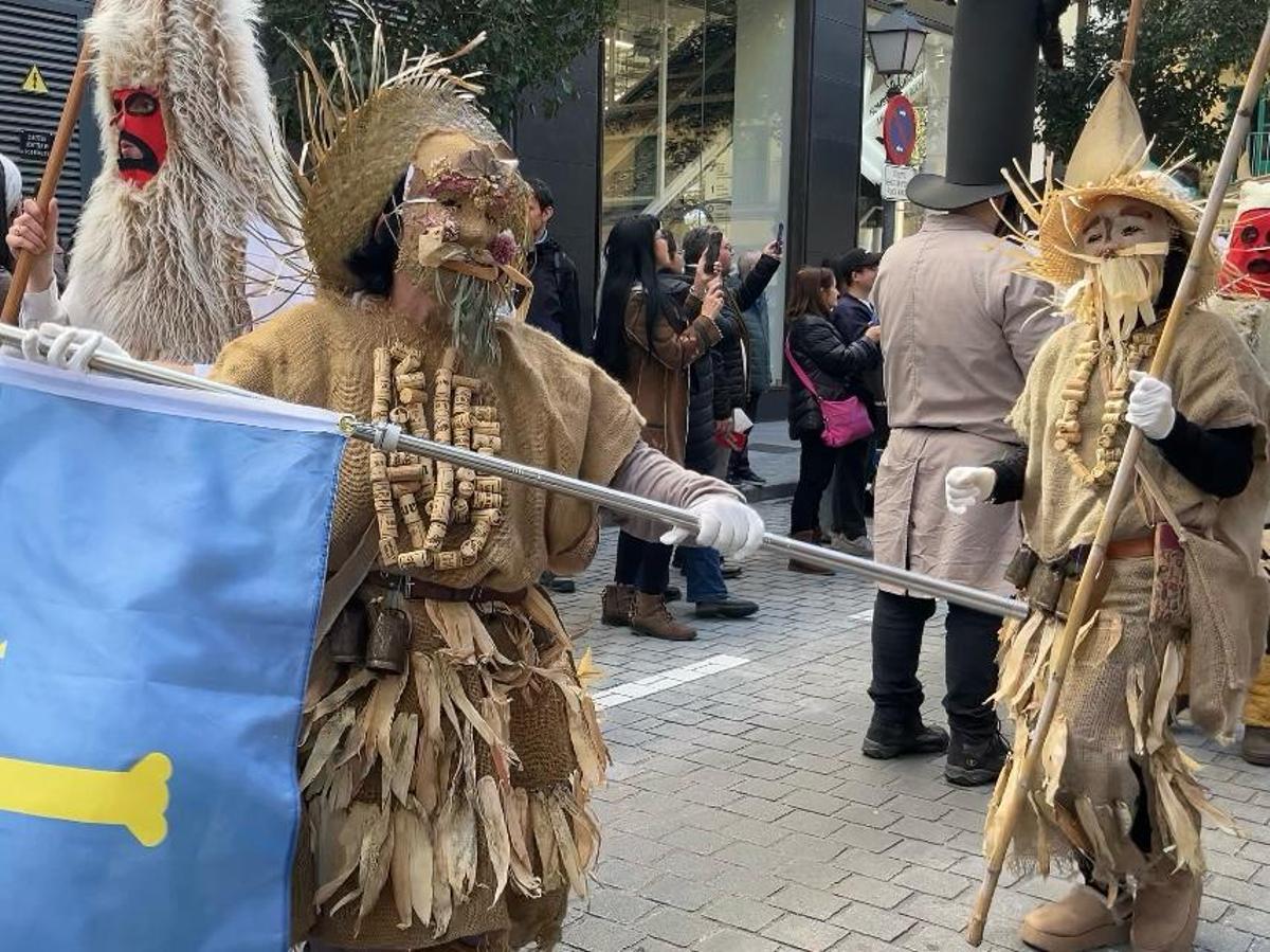 Así fue el Antroxu asturiano en Madrid