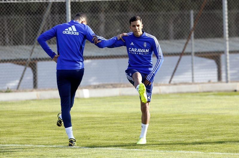 Entrenamiento del Real Zaragoza, 25 de febrero