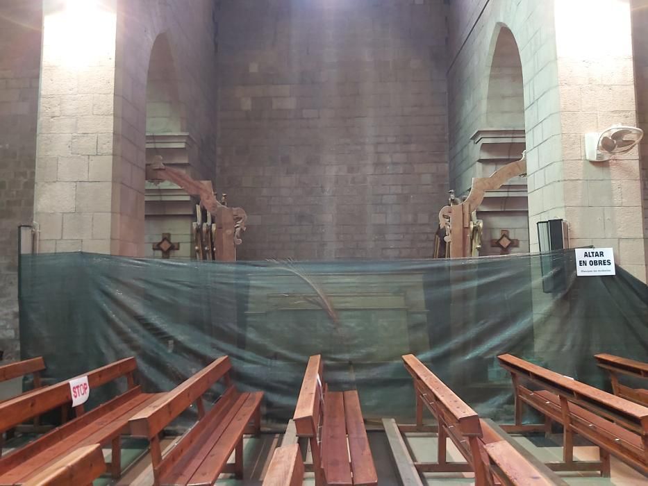 L'església del Carme de Manresa es renova per dins