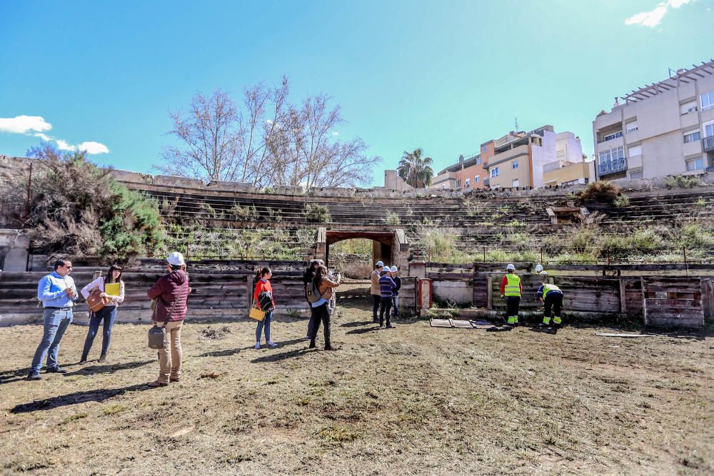 Así está la plaza de toros de Orihuela antes de se