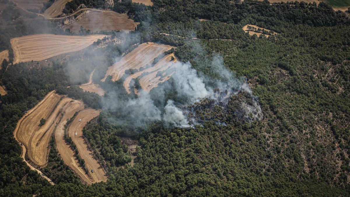 Focus actius al terme municipal de Peramola, a l&#039;Alt Urgell