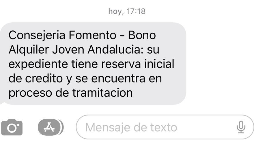 La Junta empieza a mandar SMS sobre el bono joven del Alquiler: ¿Qué significan?