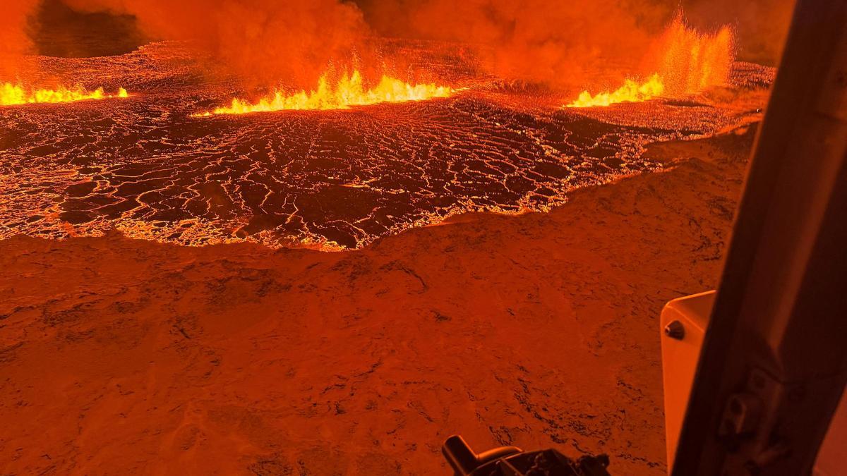 L'erupció del volcà de Reykjanes