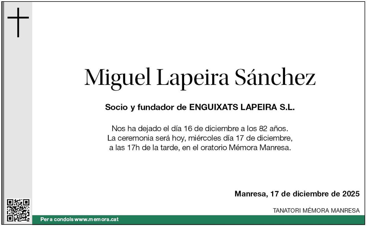 Miguel Lapeira Sánchez