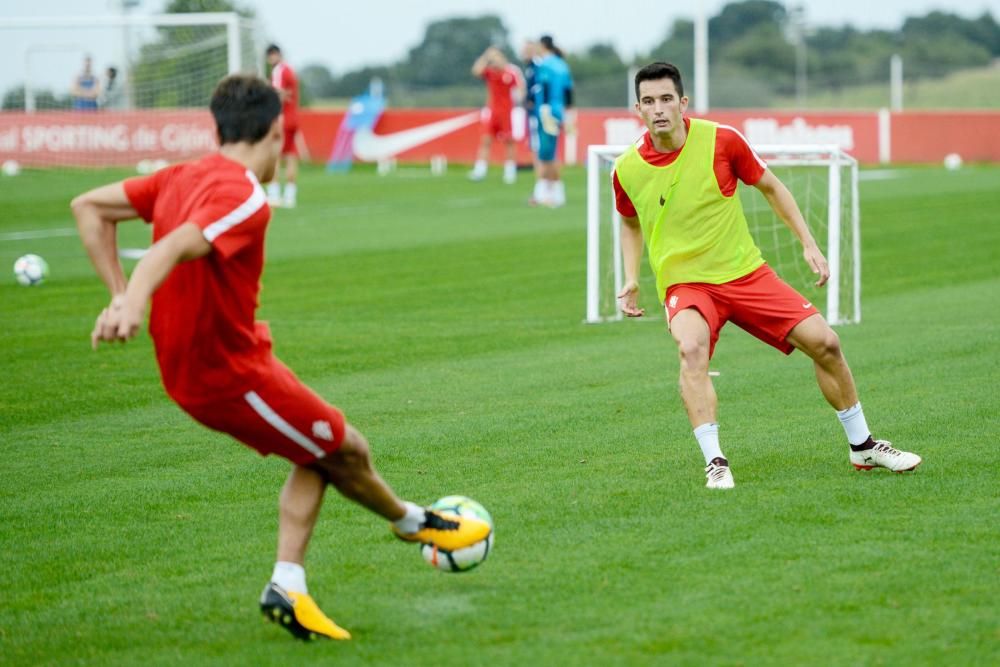 Entrenamiento del Sporting