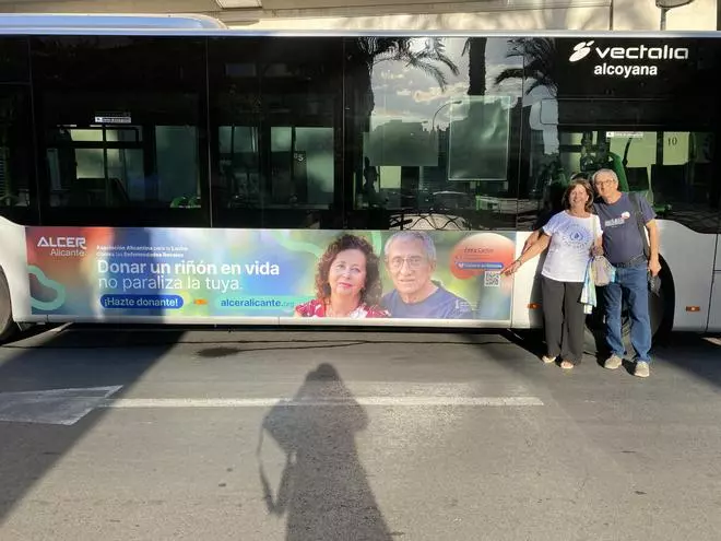 Visibilizar la enfermedad renal crónica desde el autobús en Alicante