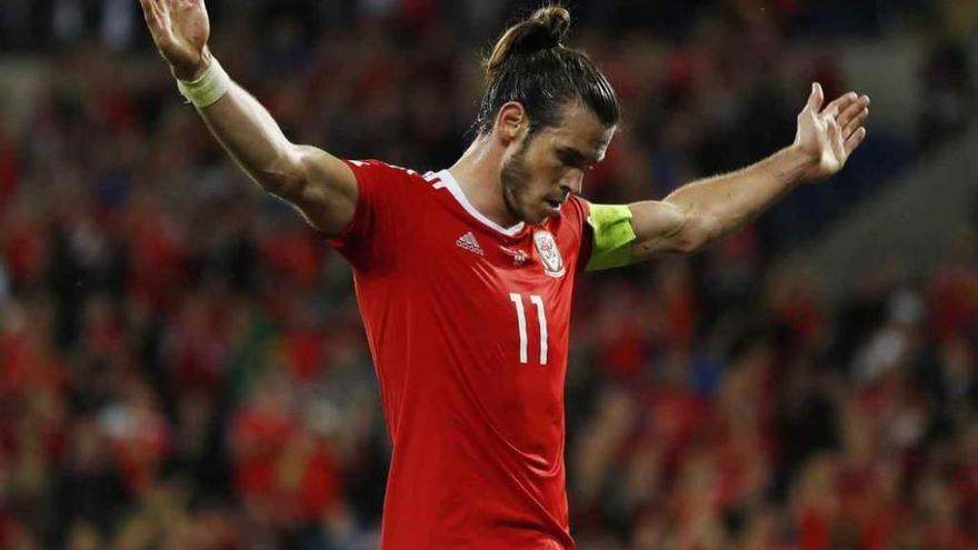 Gareth Bale en su última actuación con Gales.