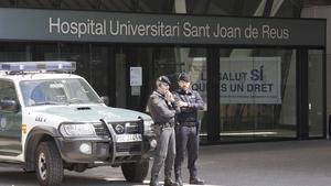 El hospital Sant Joan de Reus, durante un registro por el ’caso Innova’.