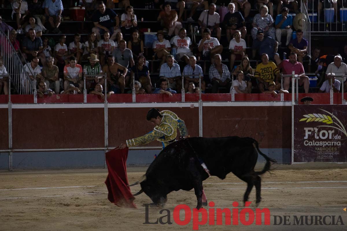 Segunda novillada de la Feria del Arroz en Calasparra (José Rojo, Pedro Gallego y Diego García)