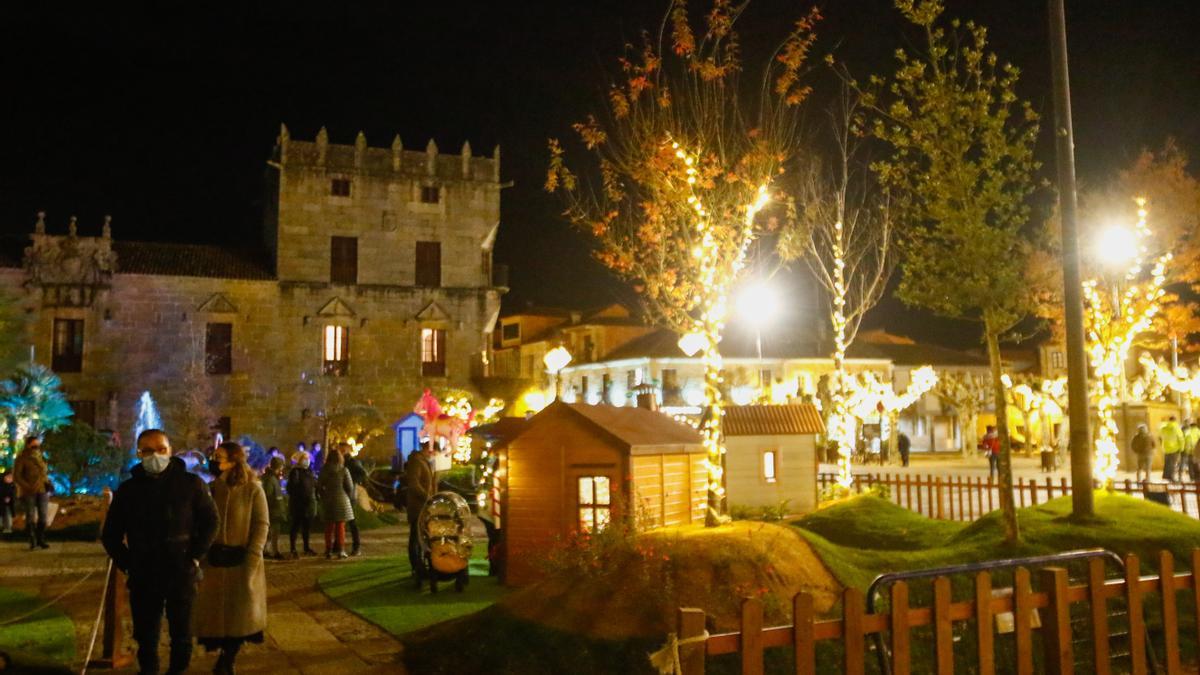 La Aldea do Nadal se encuentra en la plaza de Fefiñáns
