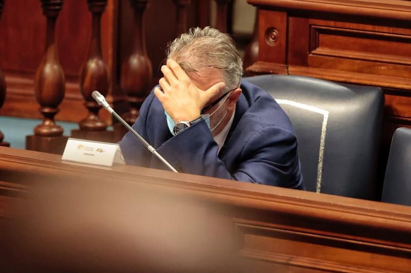 Pleno en el Parlamento de Canarias, 10/11/2021