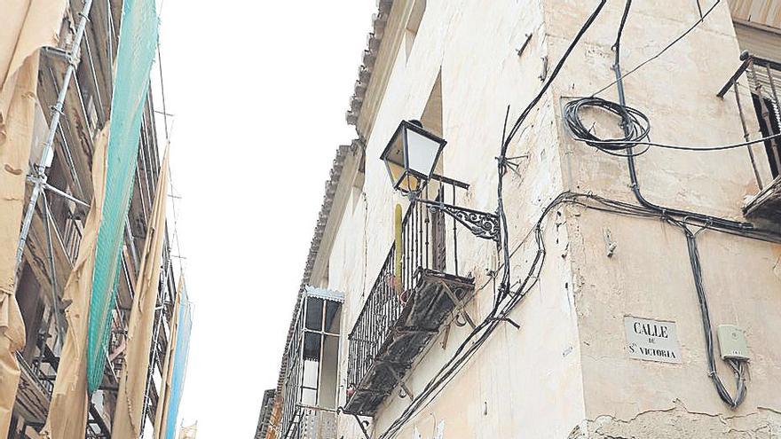 Detalle de una zona del casco histórico de la ciudad