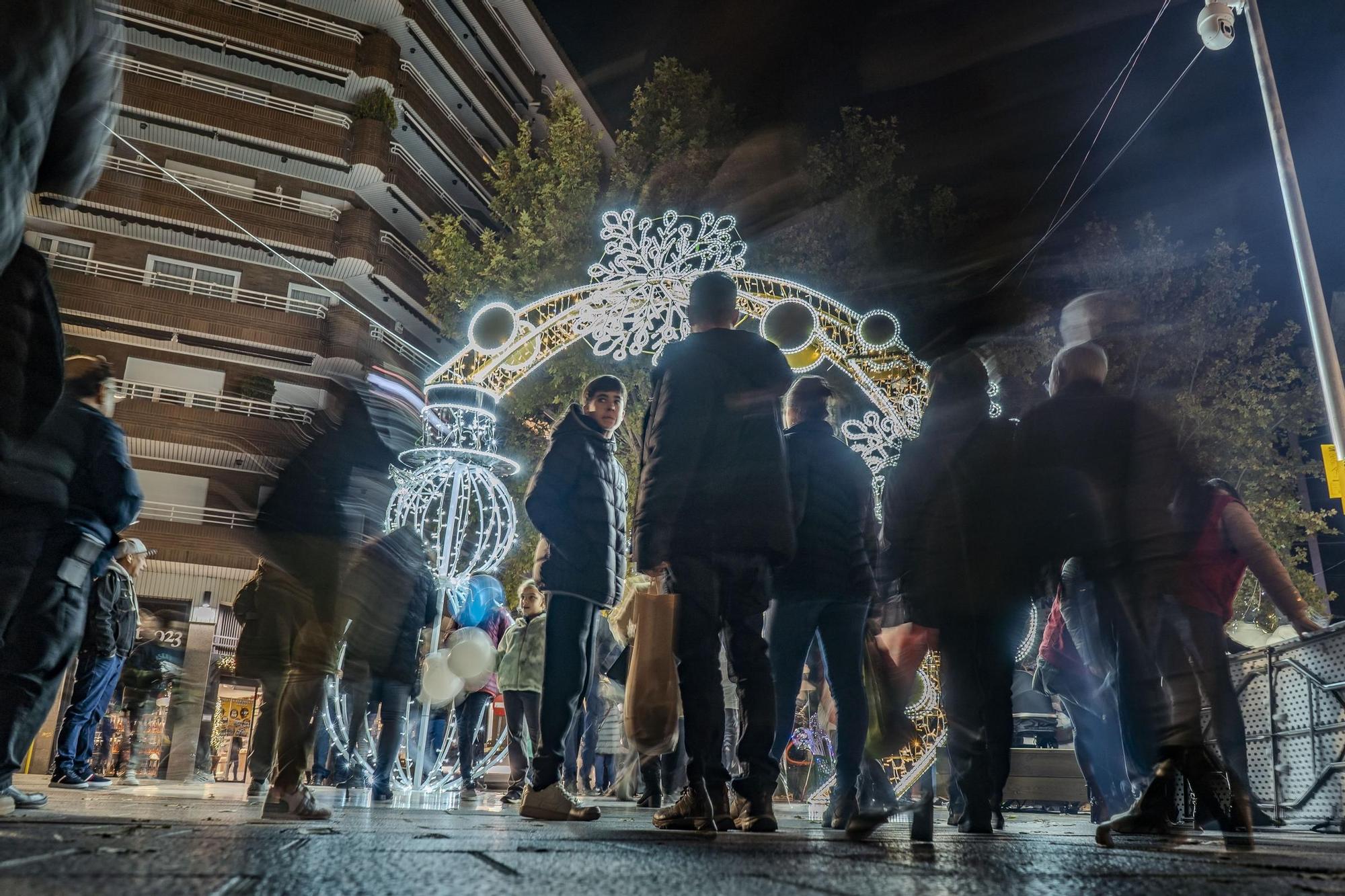 L'encesa de llums de Nadal de Manresa, en imatges