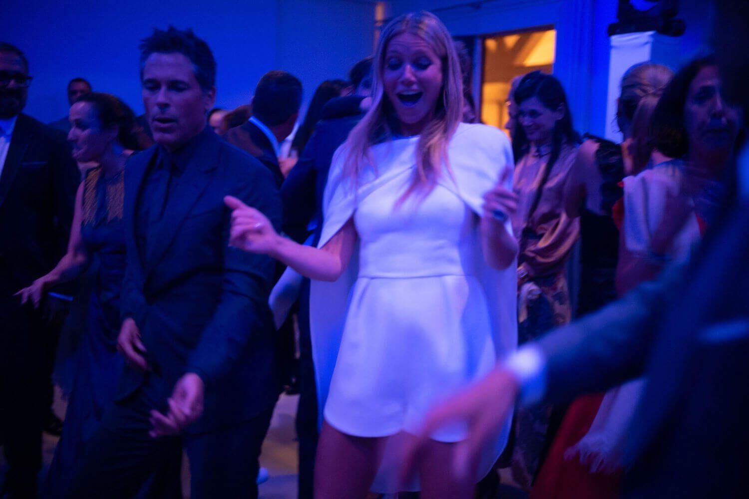 Gwyneth Paltrow con su segundo vestido de novia de Stella McCartney