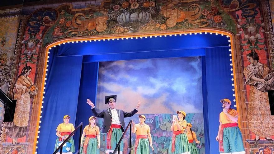 El espectáculo de zarzuela de "Les Arts Volants" reúne a 400 personas en Ontinyent