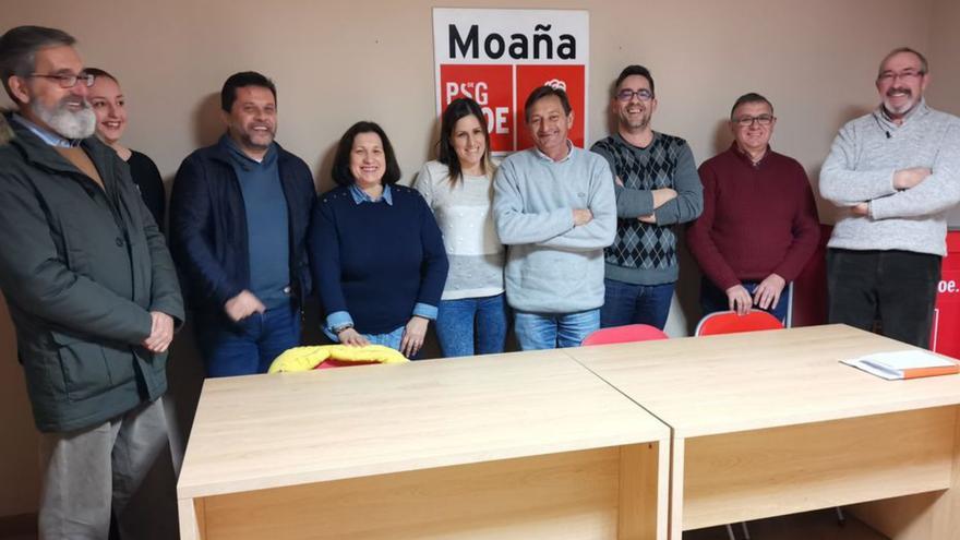 Mario Rodríguez renueva como secretario general de los socialistas de Moaña
