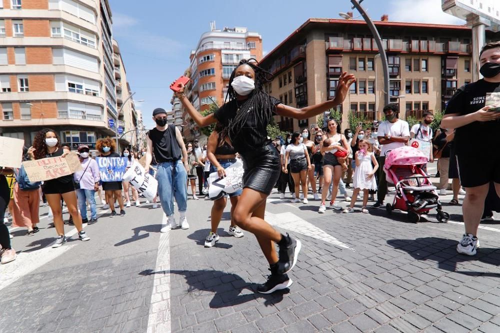 Protesta contra el racismo en Murcia