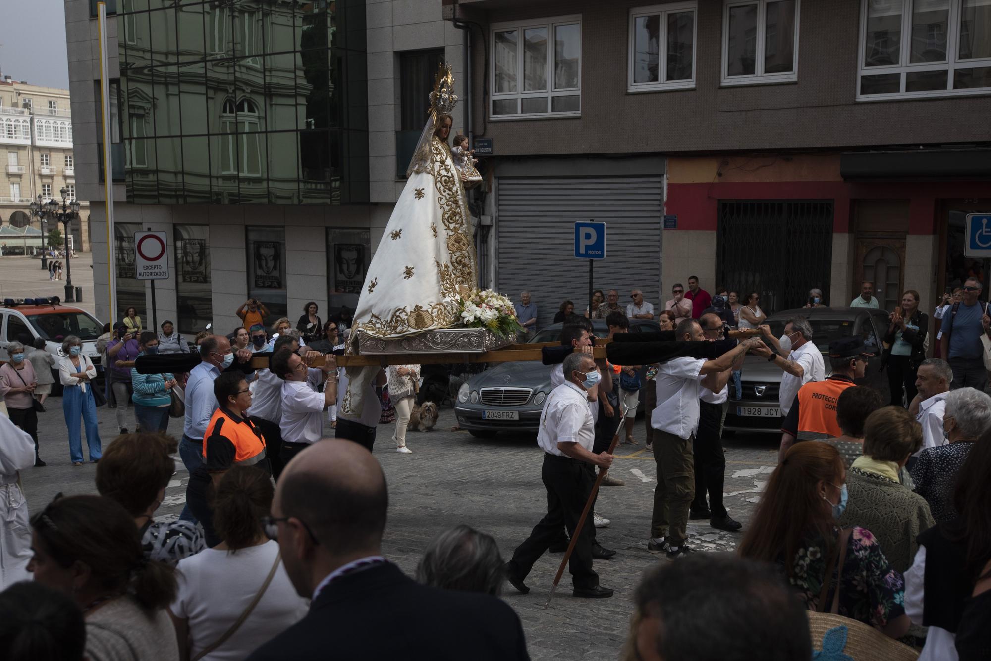 Procesión del día del Carmen de la iglesia de San Jorge