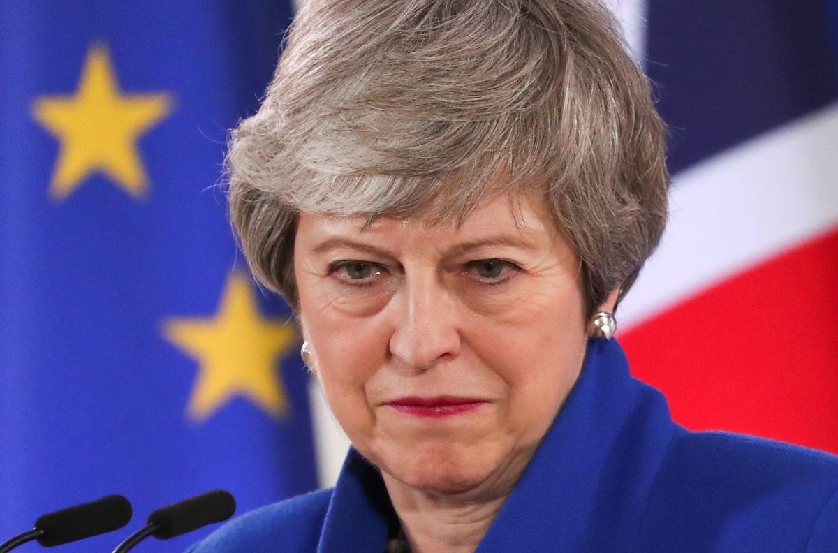 British Prime Minister Theresa May holds a news conference following an extraordinary European Union leaders summit to discuss Brexit  in Brussels  Belgium April 11  2019   REUTERS Yves Herman     TPX IMAGES OF THE DAY
