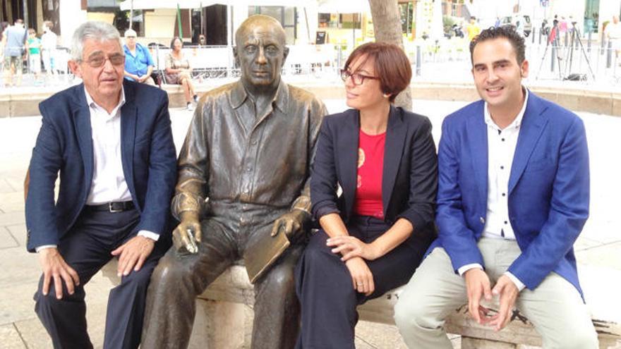 Rafael Gálvez, María Gámez y Daniel Pérez.