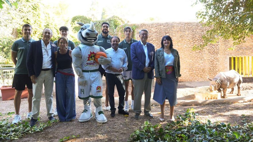 Manas, el rinoceronte que ahora es mascota del Coto Córdoba CB