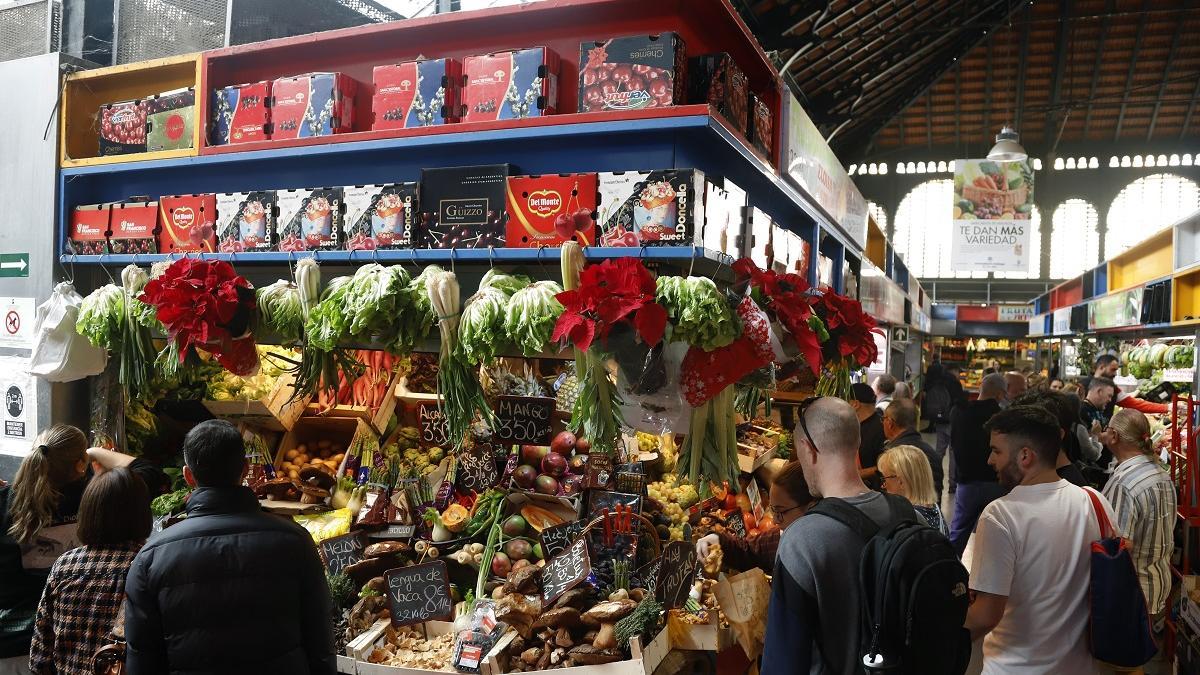 Una imagen del mercado de Atarazanas, en el Centro de Málaga.