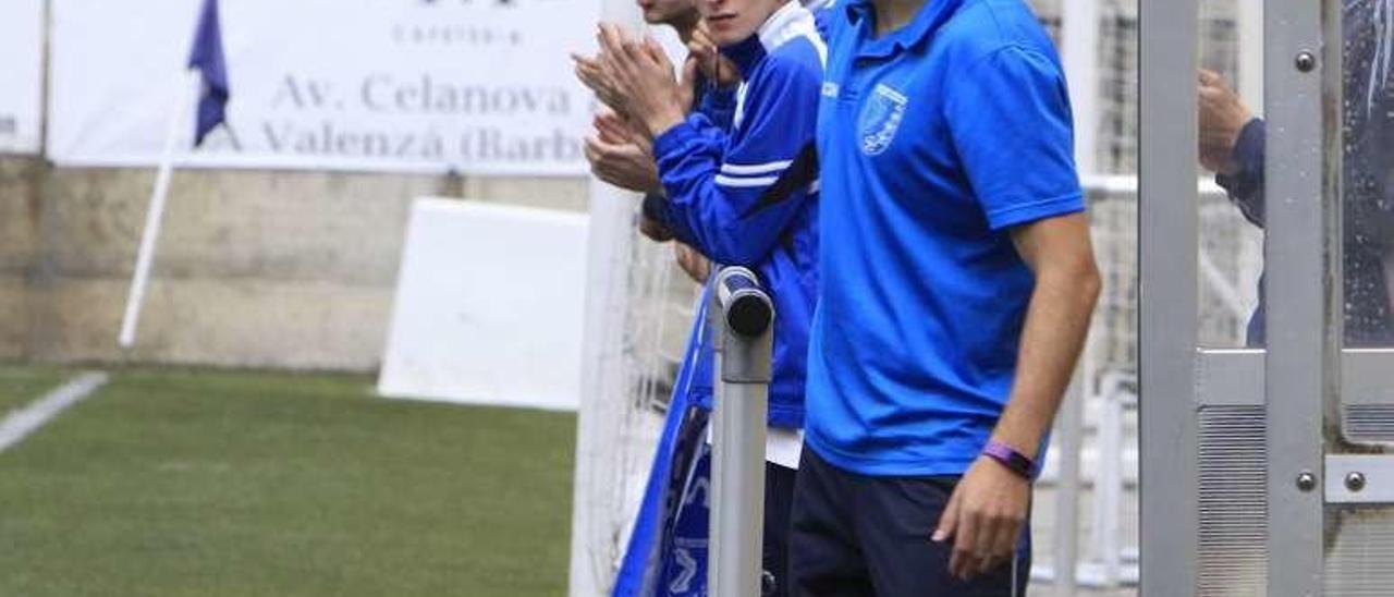 Juanjo Vilachá, en su etapa en el juvenil del Barbadás. // Jesús Regal