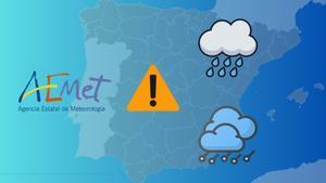 La previsión de la AEMET para el fin de semana deja lluvia y granizo en esta zona de España.