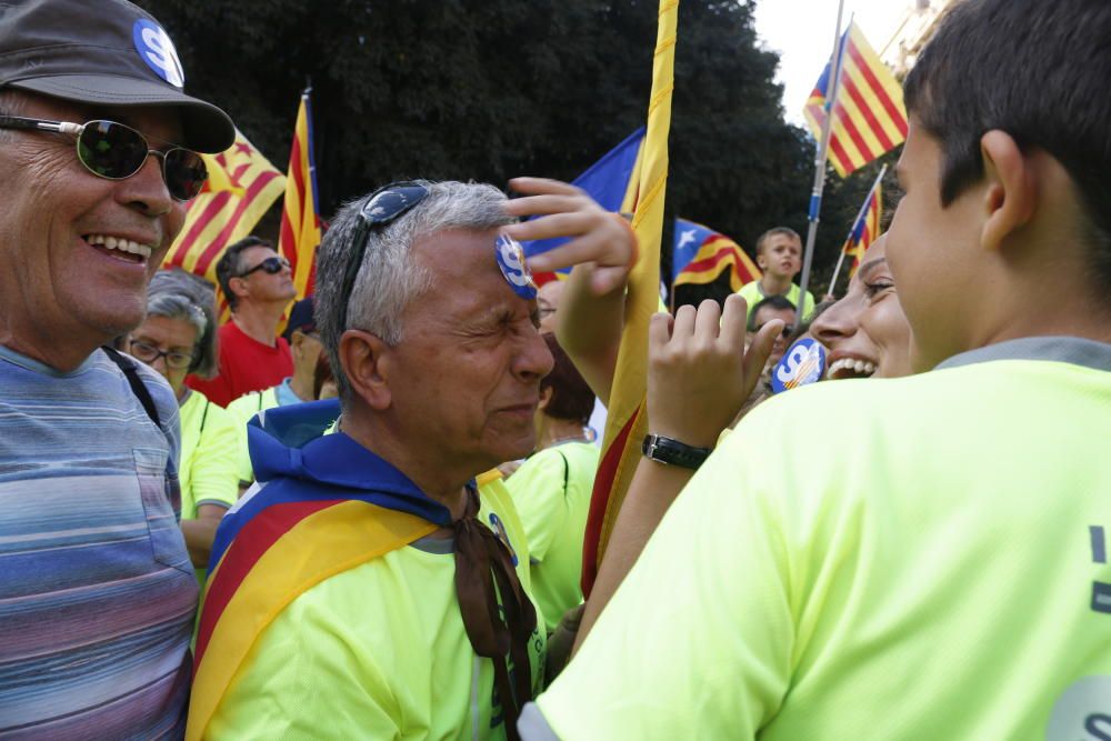 Concentració per la Diada 2017 a Barcelona