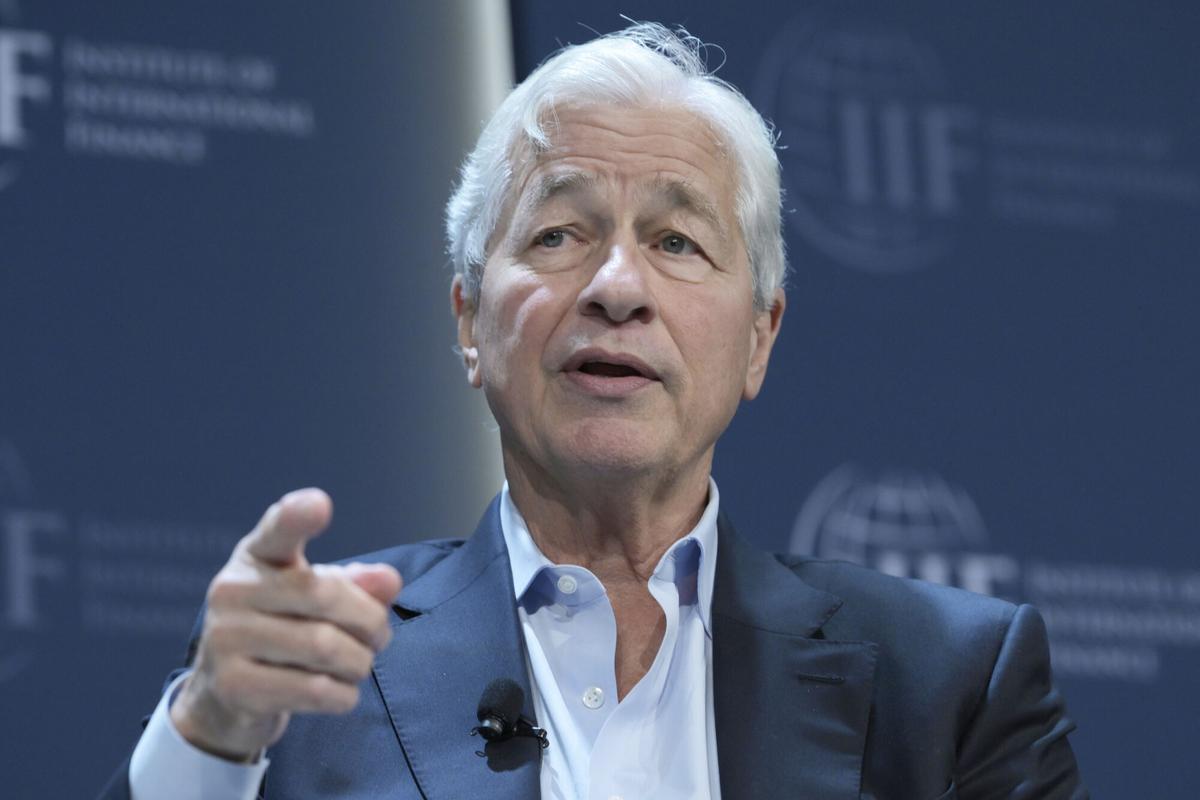 Imagen de archivo del consejero delegado de JP Morgan Chase, Jamie Dimon, quien afirma que las nuevas tecnologías “pueden cambiar la naturaleza fundamental de cómo se mueve, se invierte y se gestiona el dinero”.