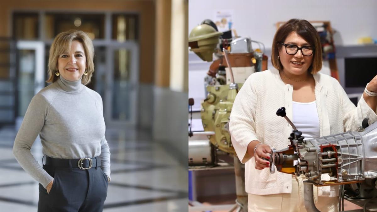 Rosario Mérida (i) dirige ‘Infaciencia’ y Lilia Tapia (d) fue premiada por ‘Una científica en tu cole’.