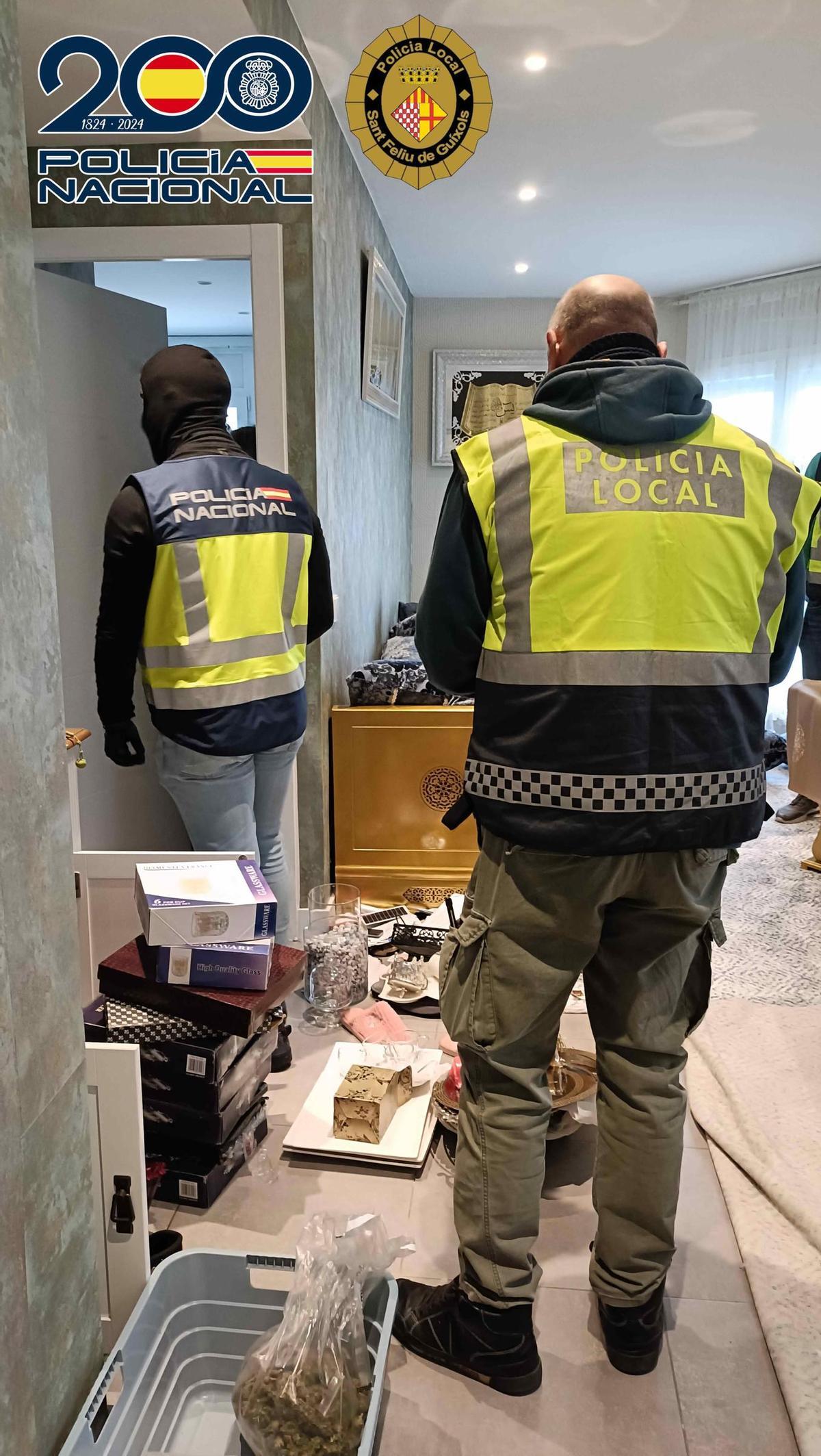 Les imatges del punt de venda de droga a Sant Feliu de Guíxols