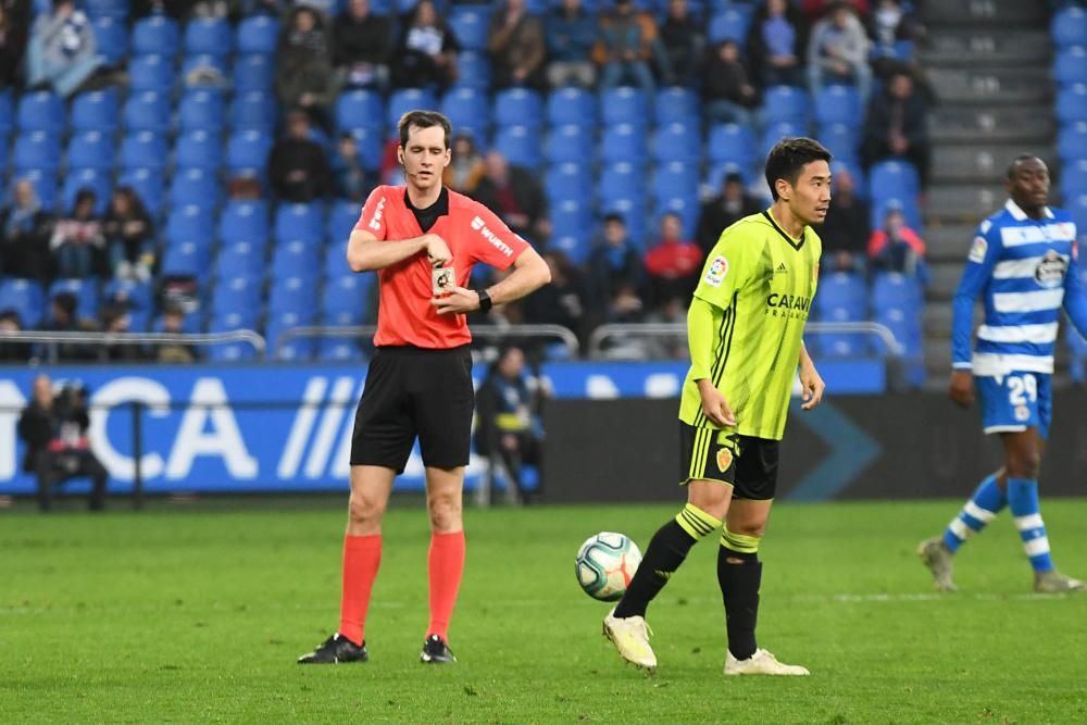 El Dépor cae 1-3 ante el Zaragoza