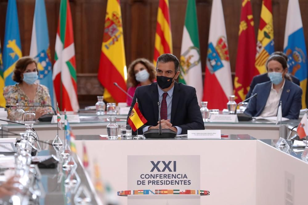 Las imágenes de la Conferencia de Presidentes.