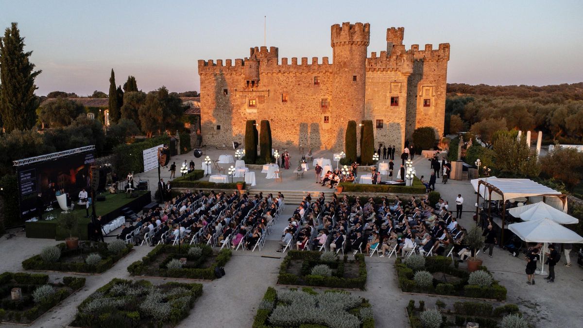 Vista aérea de la última entrega de Premios Empresario Extremeño del Año.