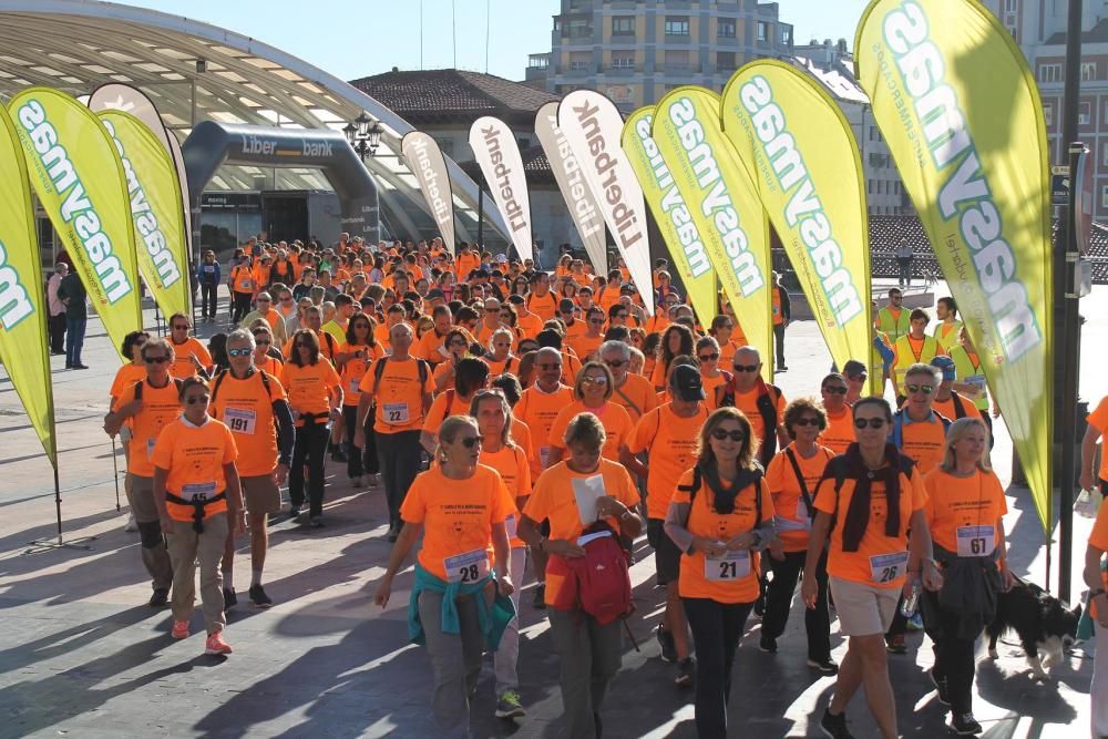 Marcha al Naranco por la salud hepática.