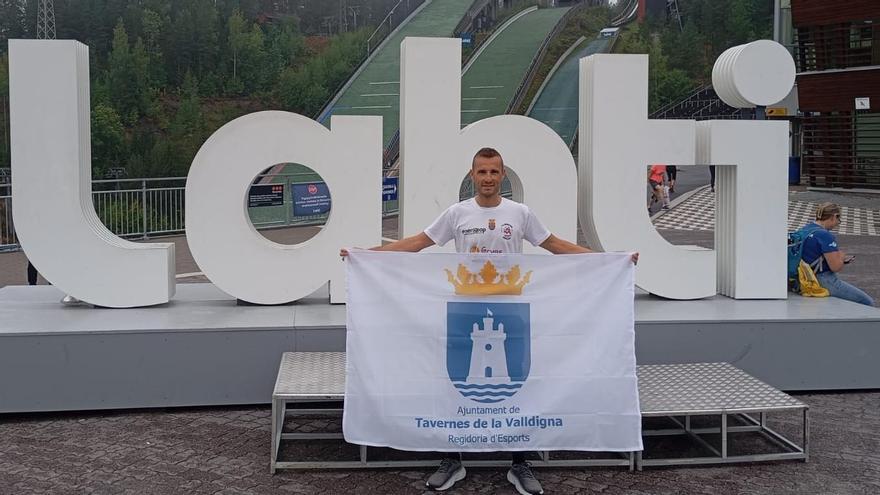 Ramón Álvarez Borrás, campeón del mundo de marcha nórdica