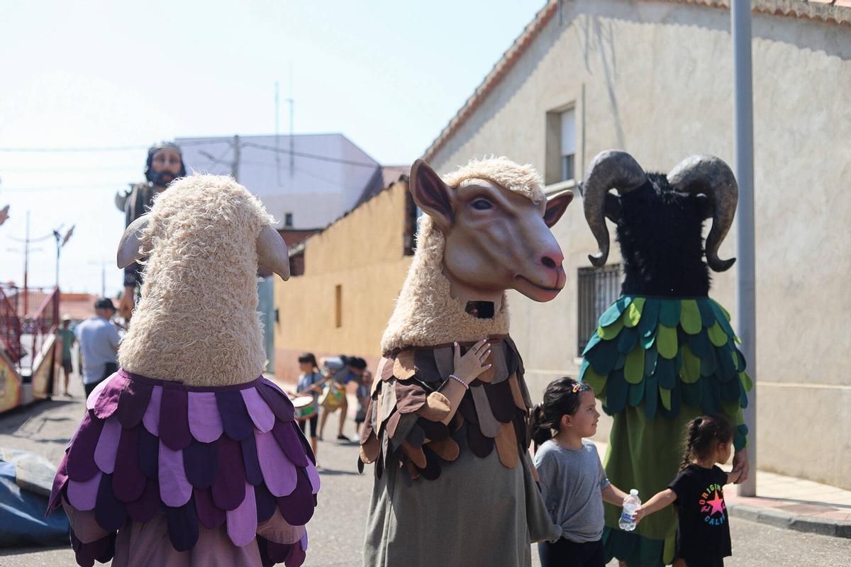 GALERÍA | Pasacalles de gigantes y cabezudos en Vilaralbo