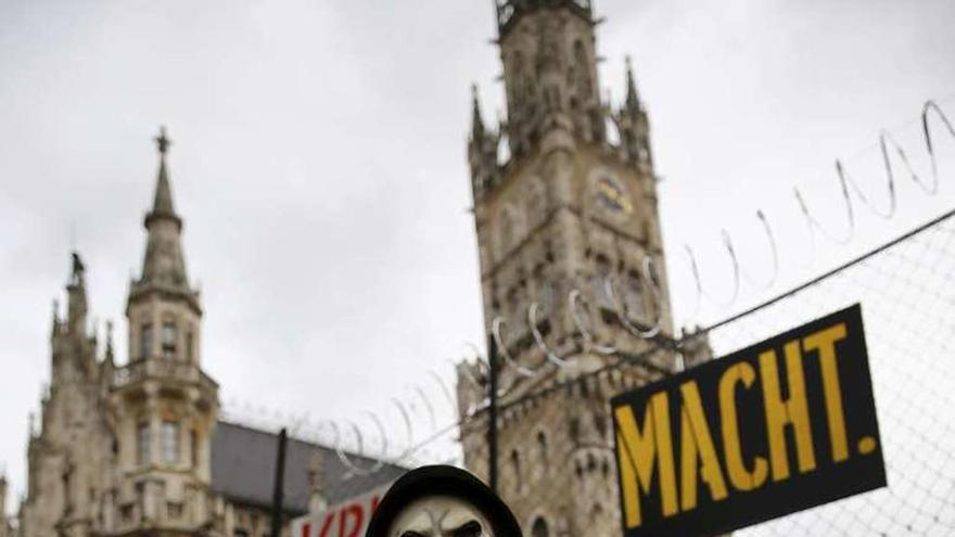 Protesta contra la Conferencia de Seguridad en Múnich. // Reuters