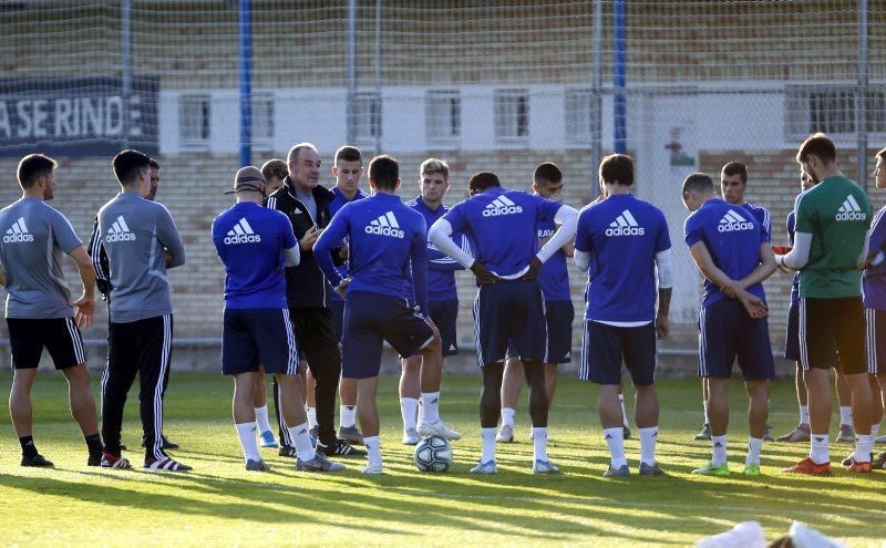 Entrenamiento del Real Zaragoza del 29 de octubre